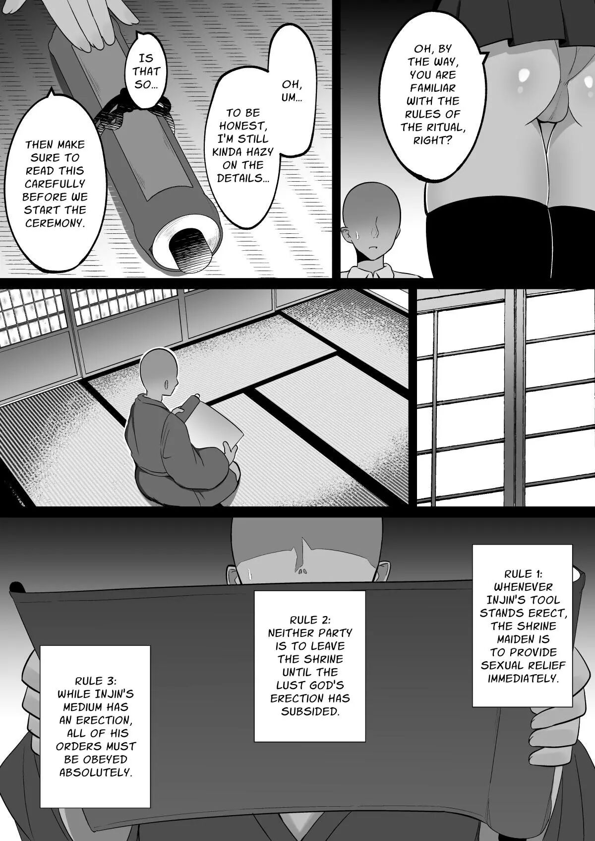 Shrine Maidens Of Injin: Mating Ritual With 2 Busty Miko Sisters, Locked In The Lust God's Shrine! Chapter 1000 Page 5